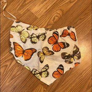 FOR SALE: butterfly bandeau top